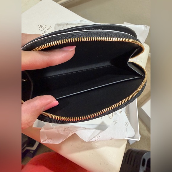 Polene half moon wallet black - Picture 6 of 6